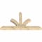Ekena Millwork Richland Rough Sawn Timber Gable Bracket, Douglas Fir, 84"W x 49"H x 6"D x 6"F, 14/12 Pitch GBW084X49X0606RIC00RDF - alternate 5